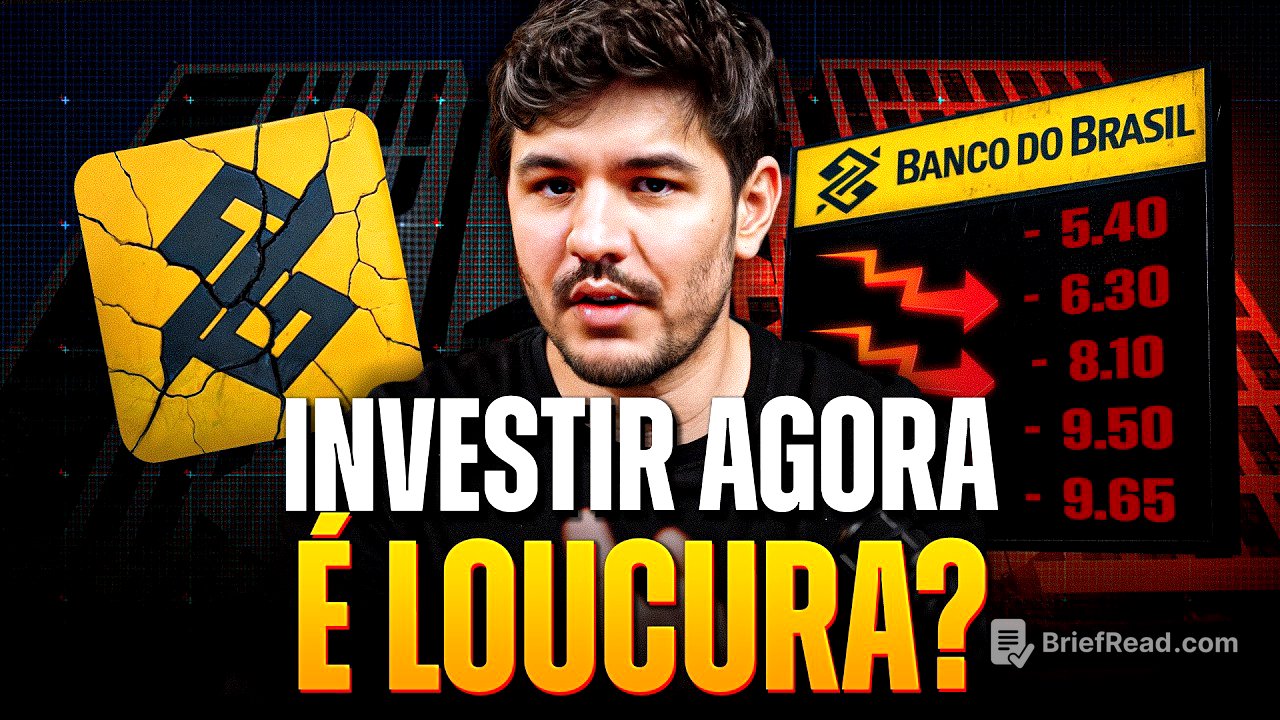 Banco do Brasil em queda livre, vale a pena investir?