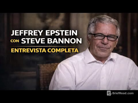 Jeffrey Epstein con Steve Bannon: entrevista completa filtrada | Sub.en español