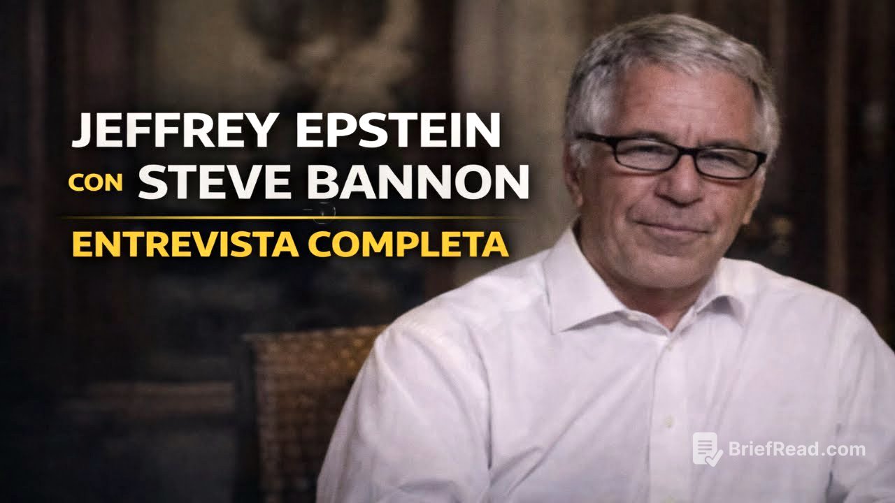 Jeffrey Epstein con Steve Bannon: entrevista completa filtrada | Sub.en español