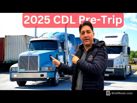 CDL class a pre- trip inspection | modernized cdl skills test | Luxury Driving Academy