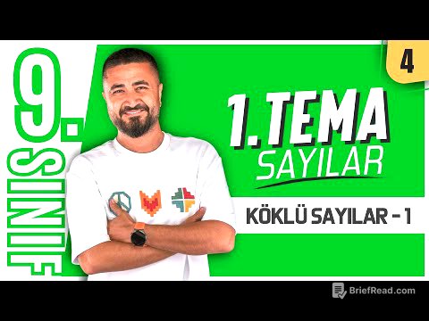 Köklü Sayılar 1 | Sayılar | 9.Sınıf Matematik | 4.Ders | Yeni Maarif Modeli 2026