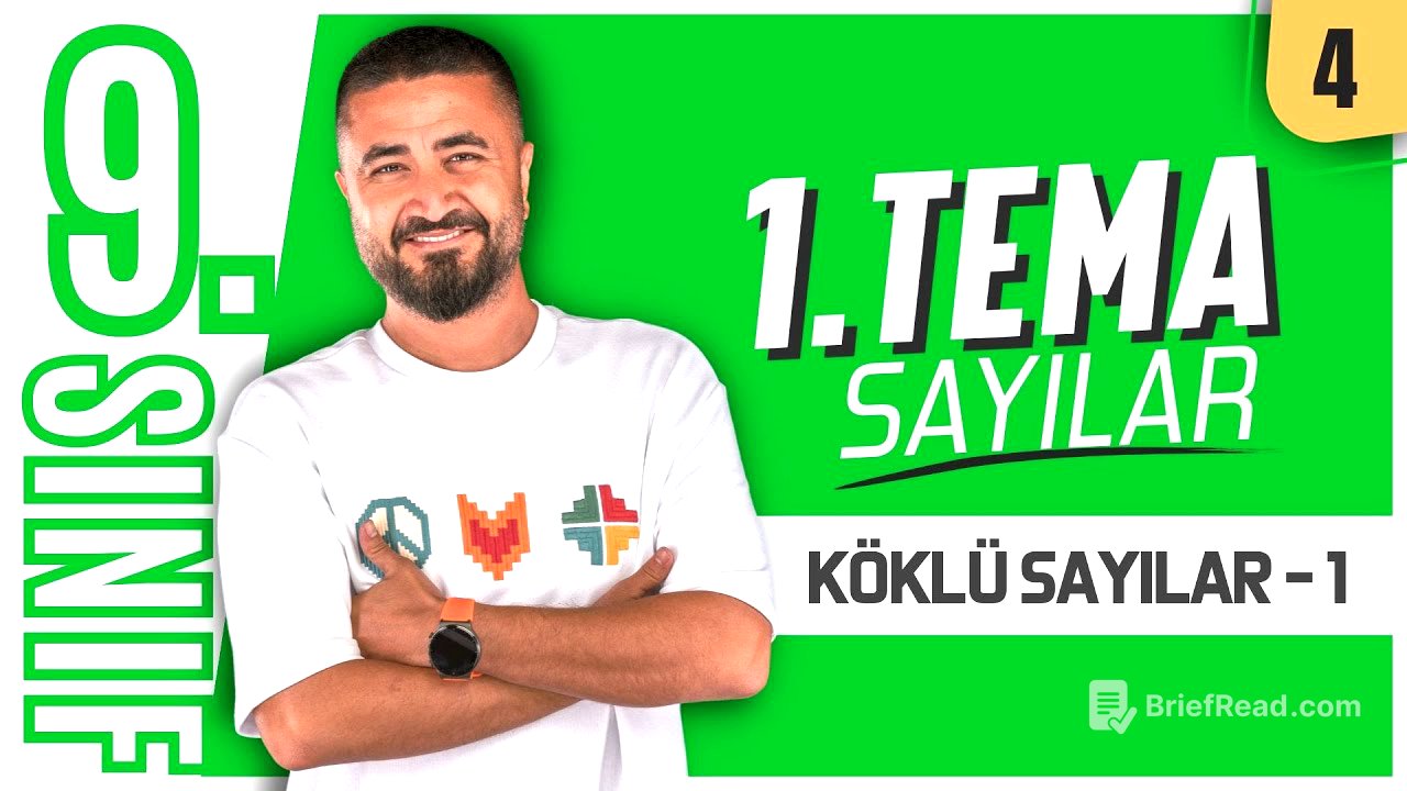 Köklü Sayılar 1 | Sayılar | 9.Sınıf Matematik | 4.Ders | Yeni Maarif Modeli 2026