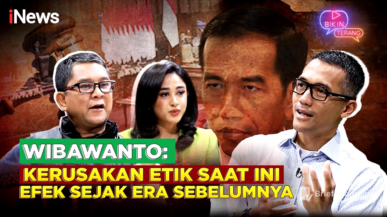 Wibawanto Sebut Kerusakan Etik Saat Ini Efek Akumulatif dari Era Pemerintahan Sebelumnya