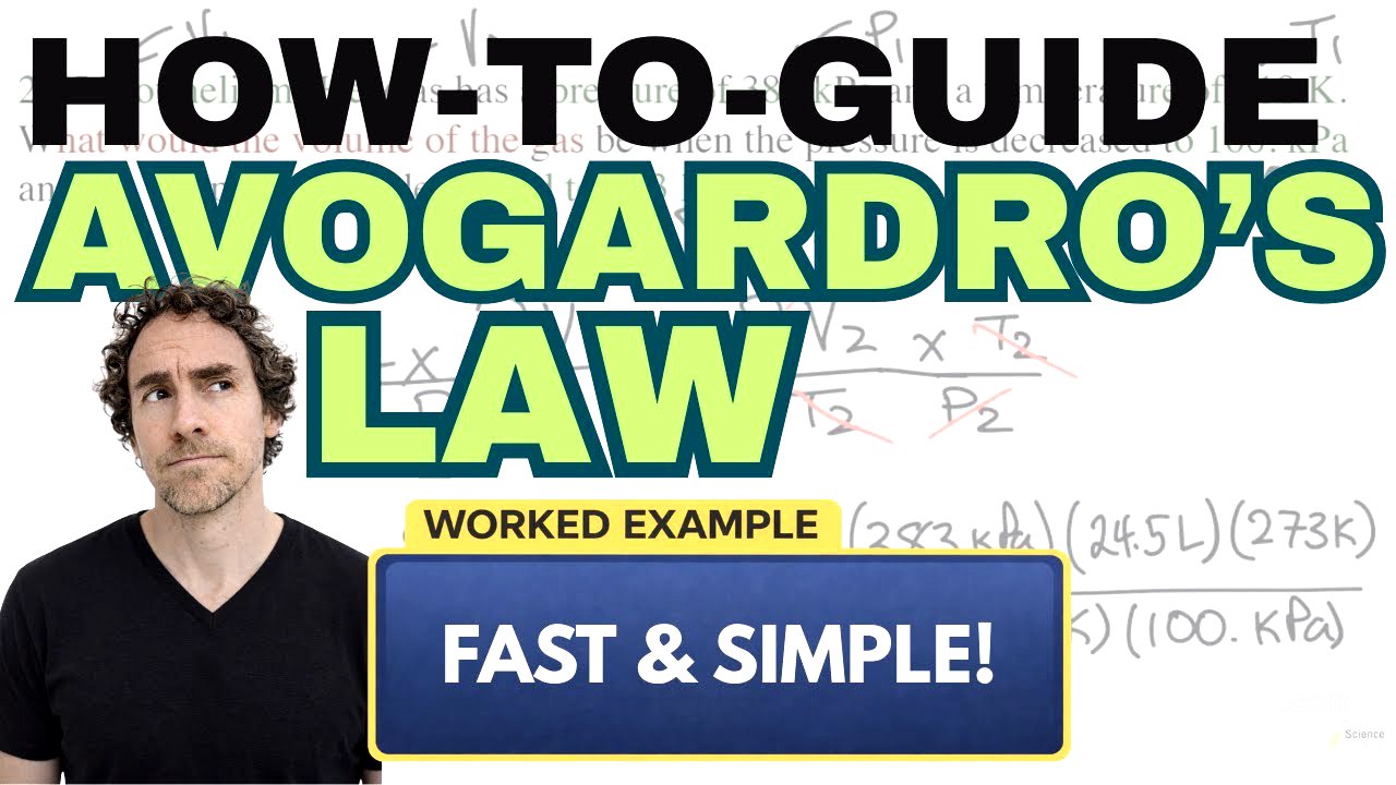 Calculating Avogadro's Law   |  Chemistry Homework in 3 MINUTES
