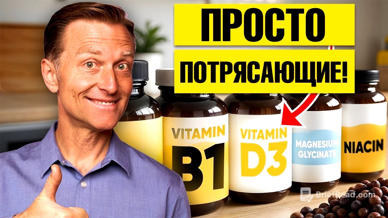 Принимайте ЭТИ витамины при конкретных проблемах со здоровьем🧐