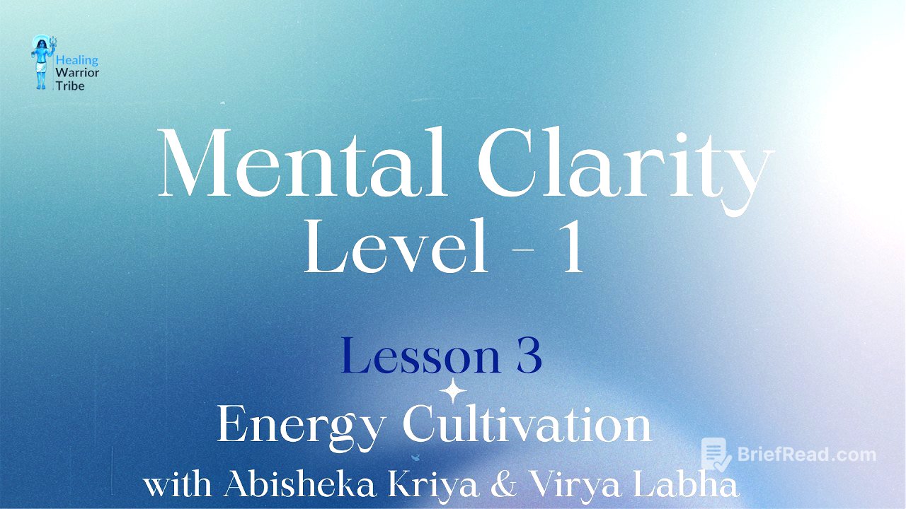 MC1 I Lesson 3 l Energy Cultivation