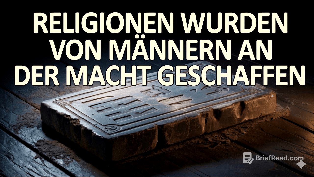 Religionen wurden von mächtigen Männern erschaffen