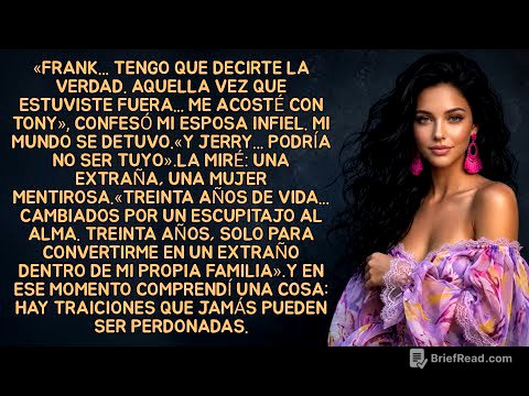 «Frank... tengo que decirte la verdad. Aquella vez que estuviste fuera... me acosté con Tony»...