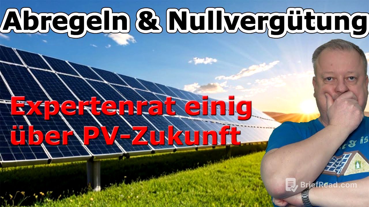 Energieausschuss hat getagt: Kommen Photovoltaik Abregelung und Nullvergütung schon bald?
