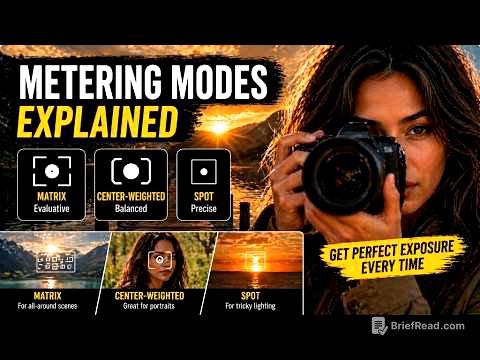 Camera Metering Modes Explained: Matrix, Center-Weighted & Spot Metering