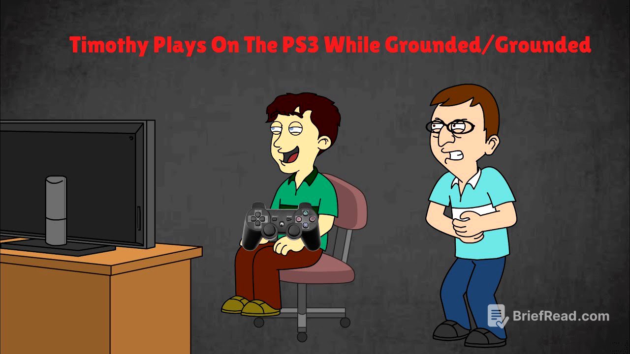 WOW!!! Timothy Plays On The PS3 While Grounded/Grounded
