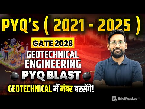 GATE Civil Engineering PYQ Marathon| GEOTECHNICAL ENGINEERING | 2021–2025 Complete Solutions