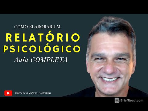 Como escrever um Relatório Psicológico Aula Completa.