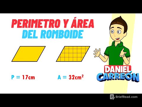 PERIMETRO Y AREA DEL ROMBOIDE Super facil - Para principiantes