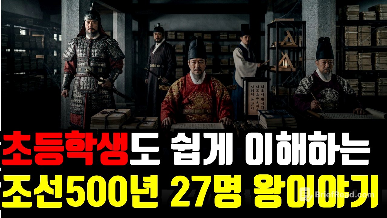 "70분으로 보는 조선왕조실록 1대~27대 왕이야기" 어른부터 어린아이까지 귀에쏙쏙 박히게 알려드립니다 |조선500년 |한국사 |조선역사 |조선왕조실록 |역사