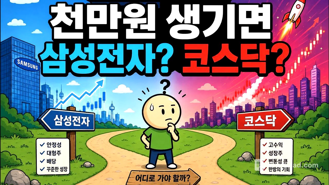 개미만 모르는 양극화 비밀. 삼성전자 살까요? 코스닥 살까요?