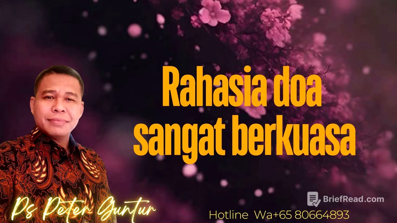 RAHASIA DOA SANGAT BERKUASA  - PETER GUNTUR