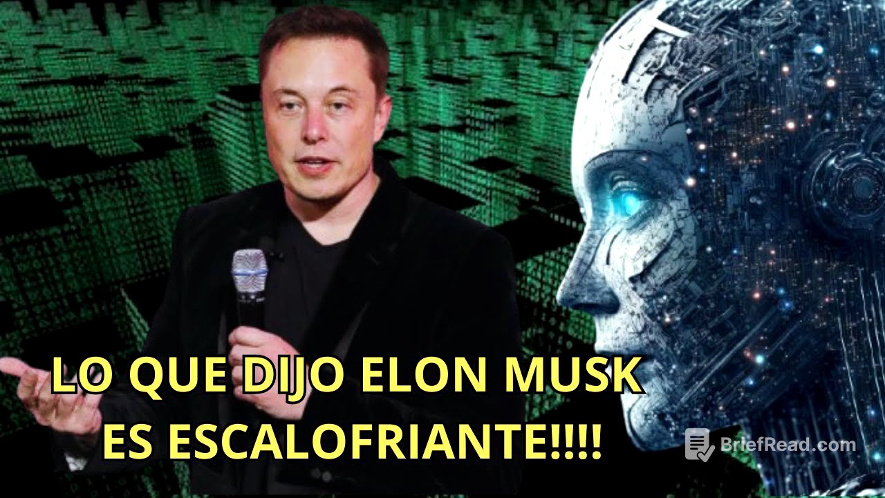 ELON MUSK DIJO ALGO ESCALOFRIANTE