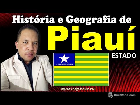 🔥HISTÓRIA E GEOGRAFIA DO ESTADO DO PIAUÍ(SEFAZ-PI/POLÍCIA CIVIL DO ESTADO DO PI)AULA COMPLETA