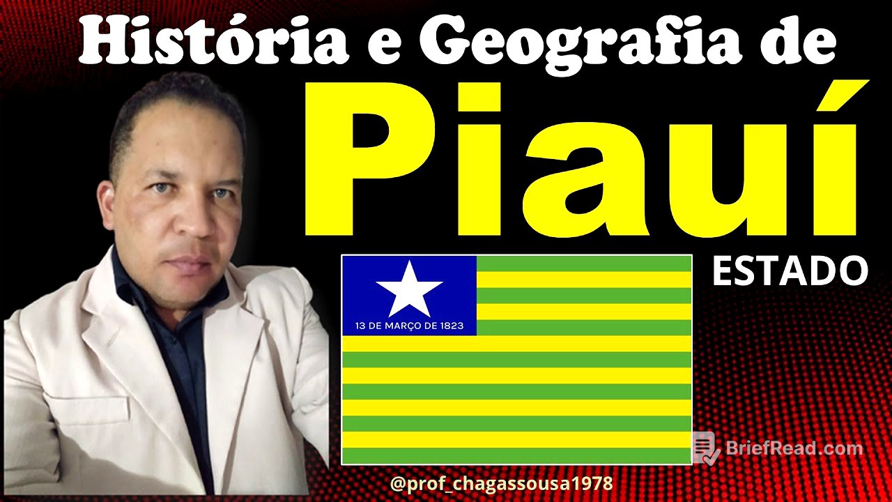 🔥HISTÓRIA E GEOGRAFIA DO ESTADO DO PIAUÍ(SEFAZ-PI/POLÍCIA CIVIL DO ESTADO DO PI)AULA COMPLETA