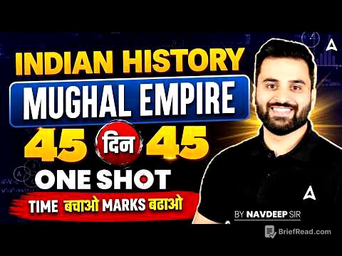 SSC CGL GK GS 2026 | SSC CGL History Classes | Mughal Empire One Shot | Day 4 | By Navdeep Sir