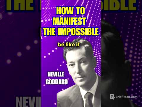 POWERFUL: HOW TO MANIFEST THE IMPOSSIBLE | Neville Goddard #shorts #world #manifestation #motivation