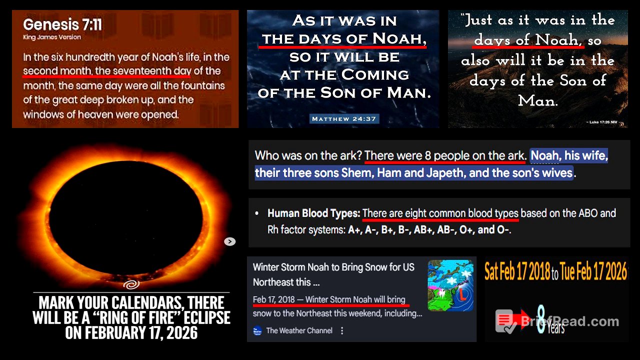 AS IN THE DAYS OF NOAH - FEBRUARY 17, 2026