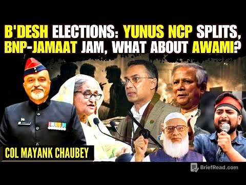 Bangladesh Elections: Yunus–NCP Split, BNP–Jamaat Jam, What About Awami? | Col Mayank Chaubey