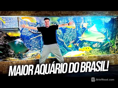 18 MIL LITROS DE PURO ESPETÁCULO! O MAIOR AQUÁRIO RESIDENCIAL DO BRASIL!