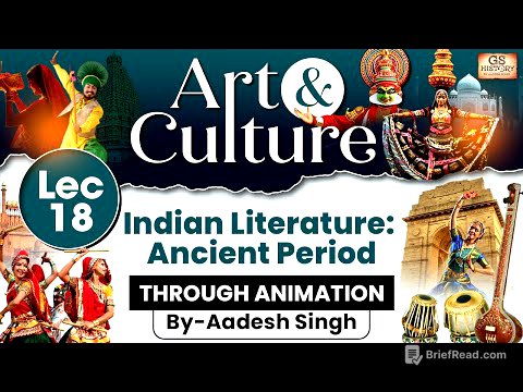 Complete Art and Culture | LEC 18: Indian Literature Ancient Period | GS History by Aadesh