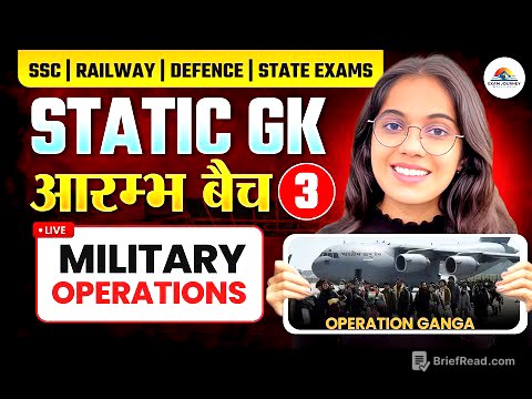 Important Military Operations | Aarambh Batch Class - 3 | Static GK | For all Competitive Exams