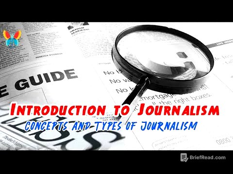 Introduction to Journalism | Concepts and Types of Journalism | Lecture # 1
