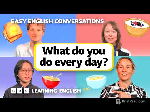 How to talk about your daily routine: Easy English Conversations 💬 Episode 4