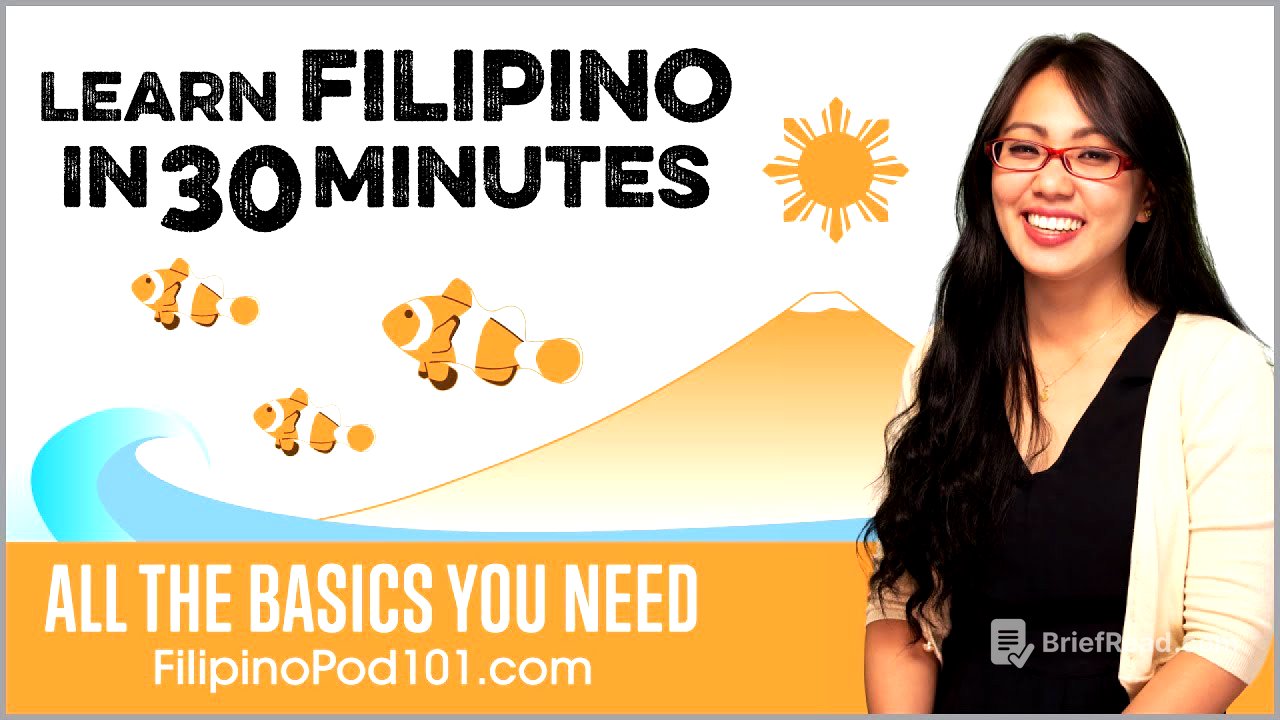Learn Filipino in 30 Minutes - ALL the Basics You Need