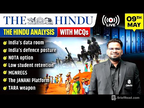 The Hindu Analysis | 9th May 2026 | The Hindu Newspaper  - Practice Questions | Prashant Sir