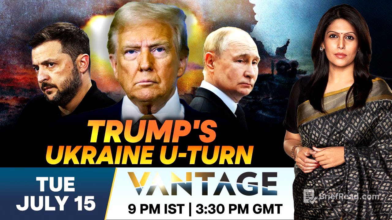 LIVE: Trump Gives 50-day Ultimatum to Russia in Stunning U-turn | Vantage with Palki Sharma | N18G