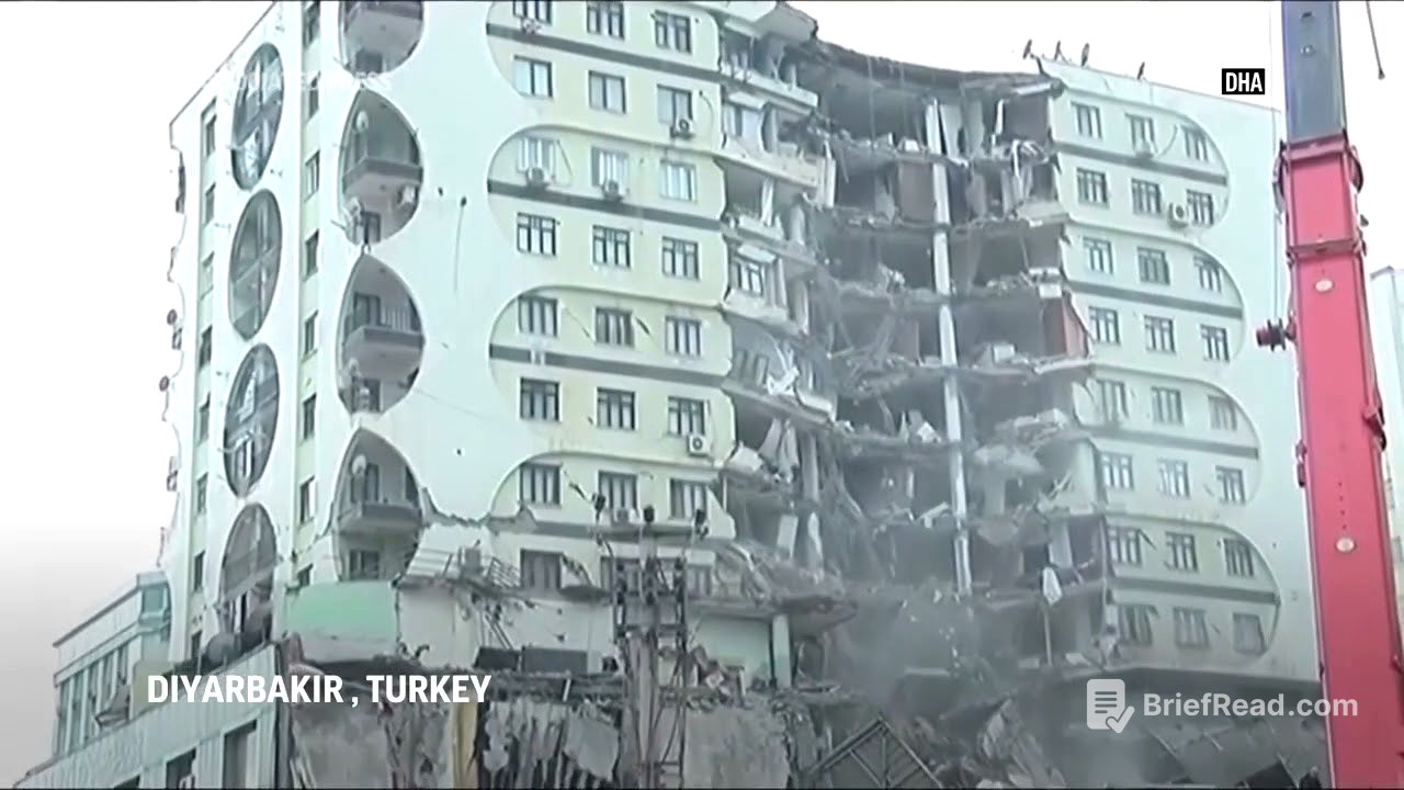 Buildings collapse after Turkey earthquake