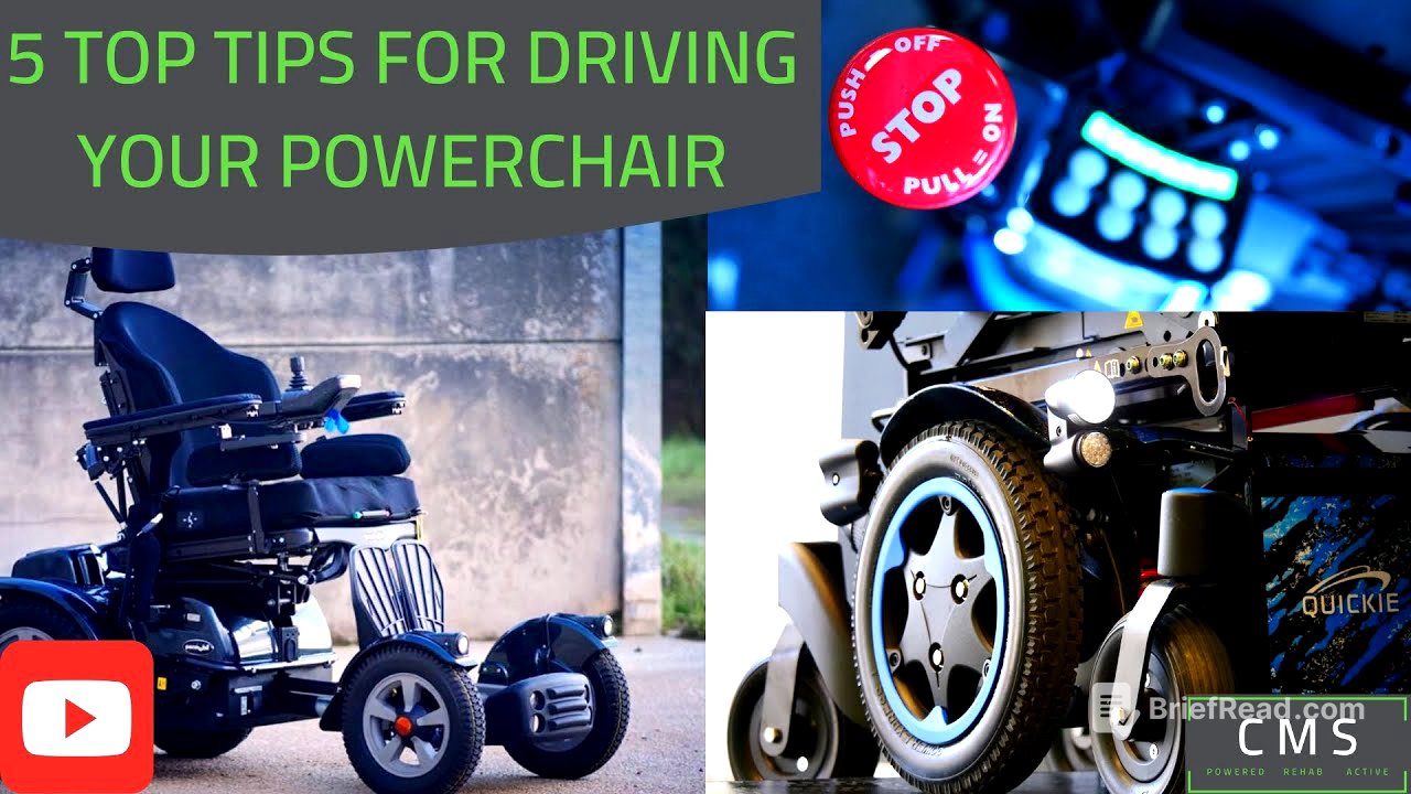 MY 5 TOP TIPS ON HOW TO DRIVE YOUR POWERCHAIR