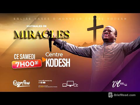 Les 7 blessures de Jésus - Partie 03 l Apôtre Mohammed SANOGO l 09/08/2025
