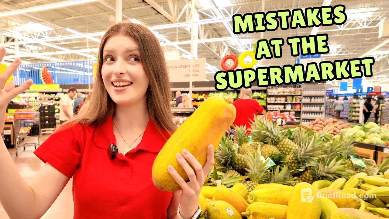 English Mistakes at the Supermarket