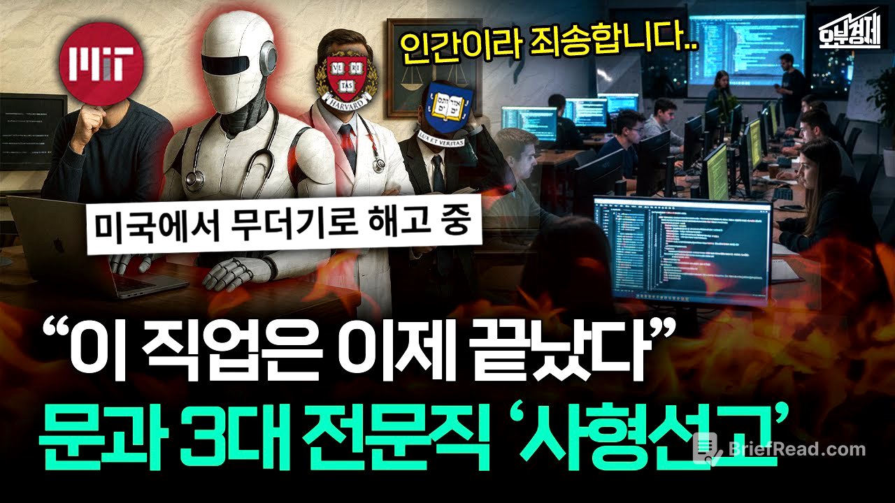 '5년 뒤' 다가올 충격적인 미래, AI 시대 멸종하는 직업들  I 오분경제