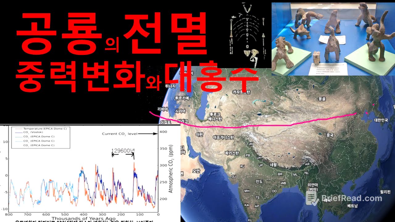 중력변화와 대홍수 공룡의 전멸