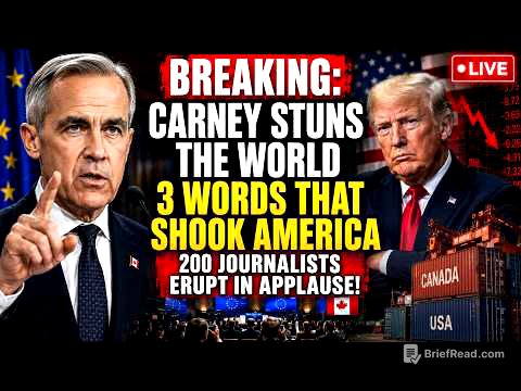 Carney Faced 4 Brutal Questions About Trump—His Last Answer Brought the Room to Its Feet