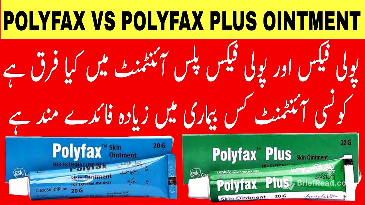 difference between polyfax and polyfax plus ointment | polyfax blue aur green me kya farq hai