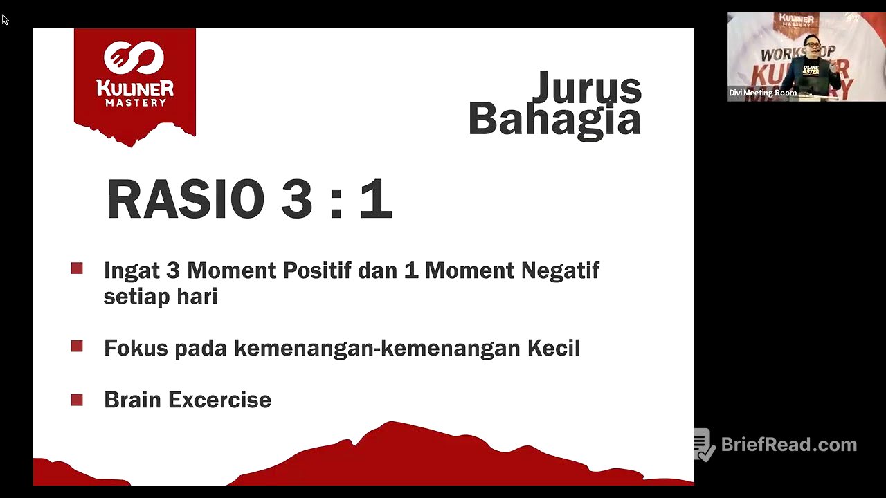 Rekaman Workshop Kuliner Mastery  | Sesi 1 : Minggu, 12 April 2026