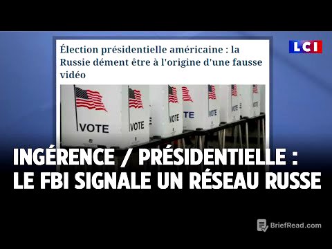 Ingérence / présidentielle américaine : le FBI signale un réseau russe