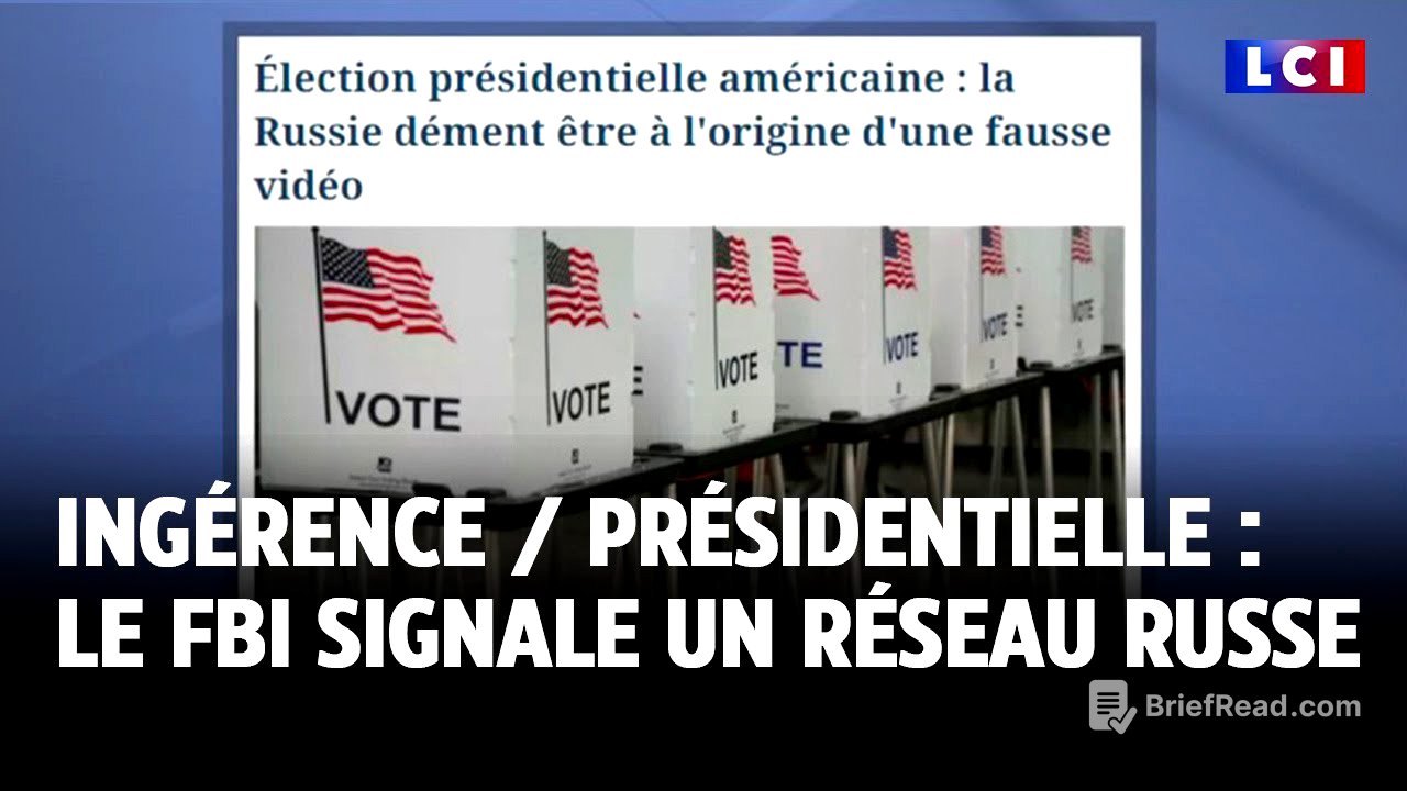 Ingérence / présidentielle américaine : le FBI signale un réseau russe