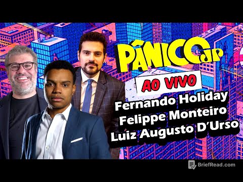 FERNANDO HOLIDAY, FELIPPE MONTEIRO E LUIZ AUGUSTO D'URSO: REGULAÇÃO DAS REDES | PÂNICO - 04/06/2025
