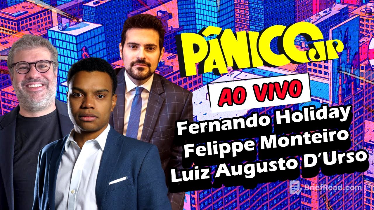 FERNANDO HOLIDAY, FELIPPE MONTEIRO E LUIZ AUGUSTO D'URSO: REGULAÇÃO DAS REDES | PÂNICO - 04/06/2025