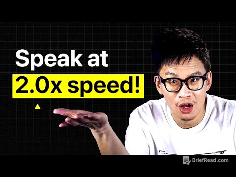 How to Speak Faster Without Losing Clarity! (3 Drills)